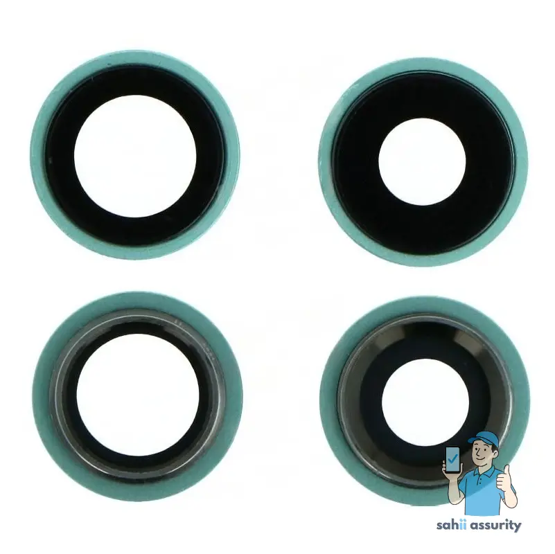 Camera Lens Glass with Frame for Apple iPhone 11 Green